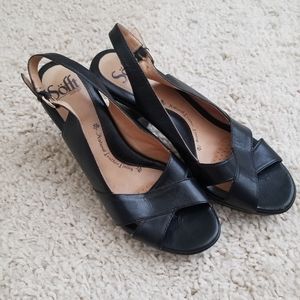 Sofft Women's Portia Open Toe Sandal Black 8 M